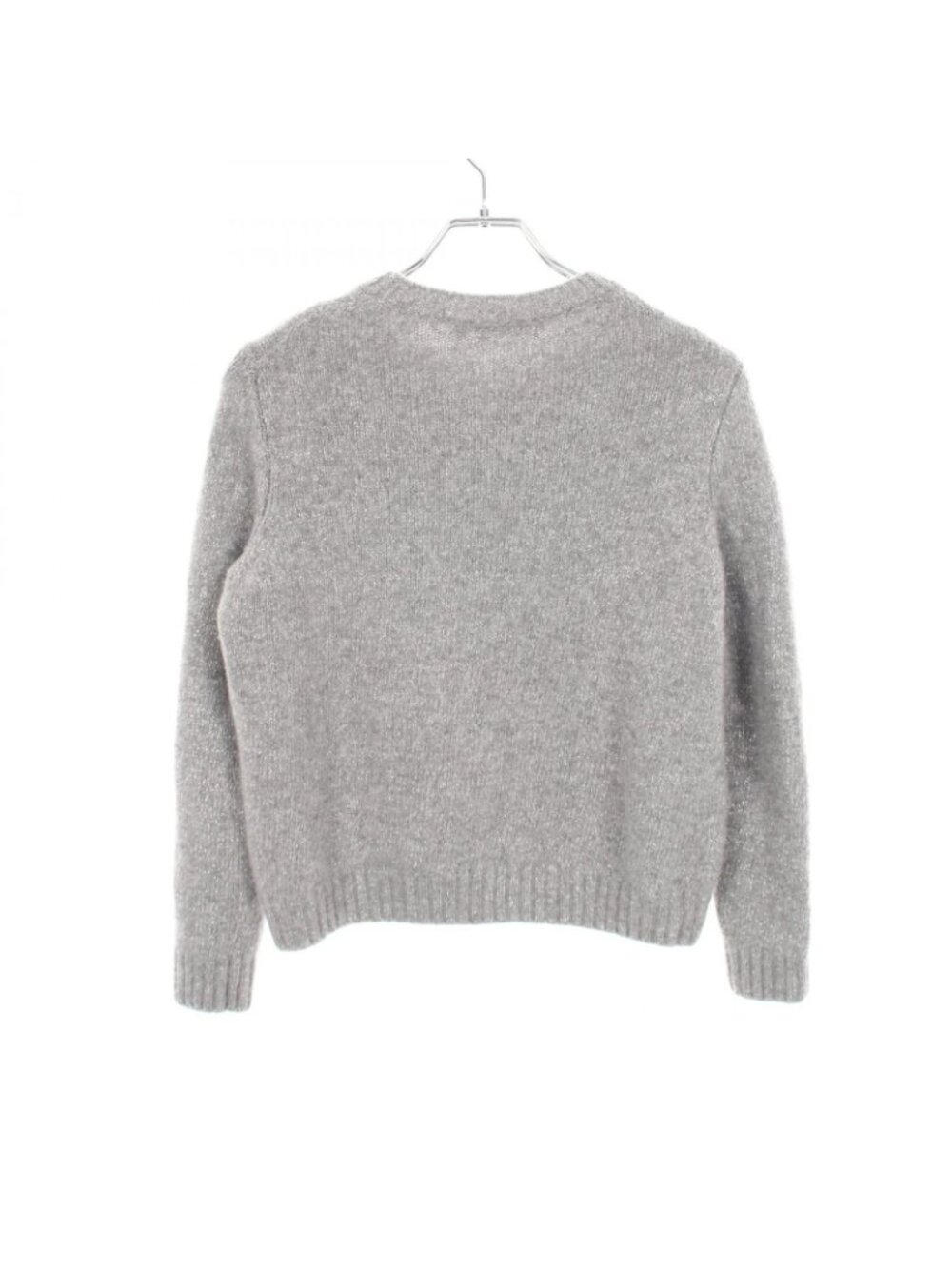 Prada Knit Logo Crew Neck Cashmere Wool Sweater - Picture 2 of 11